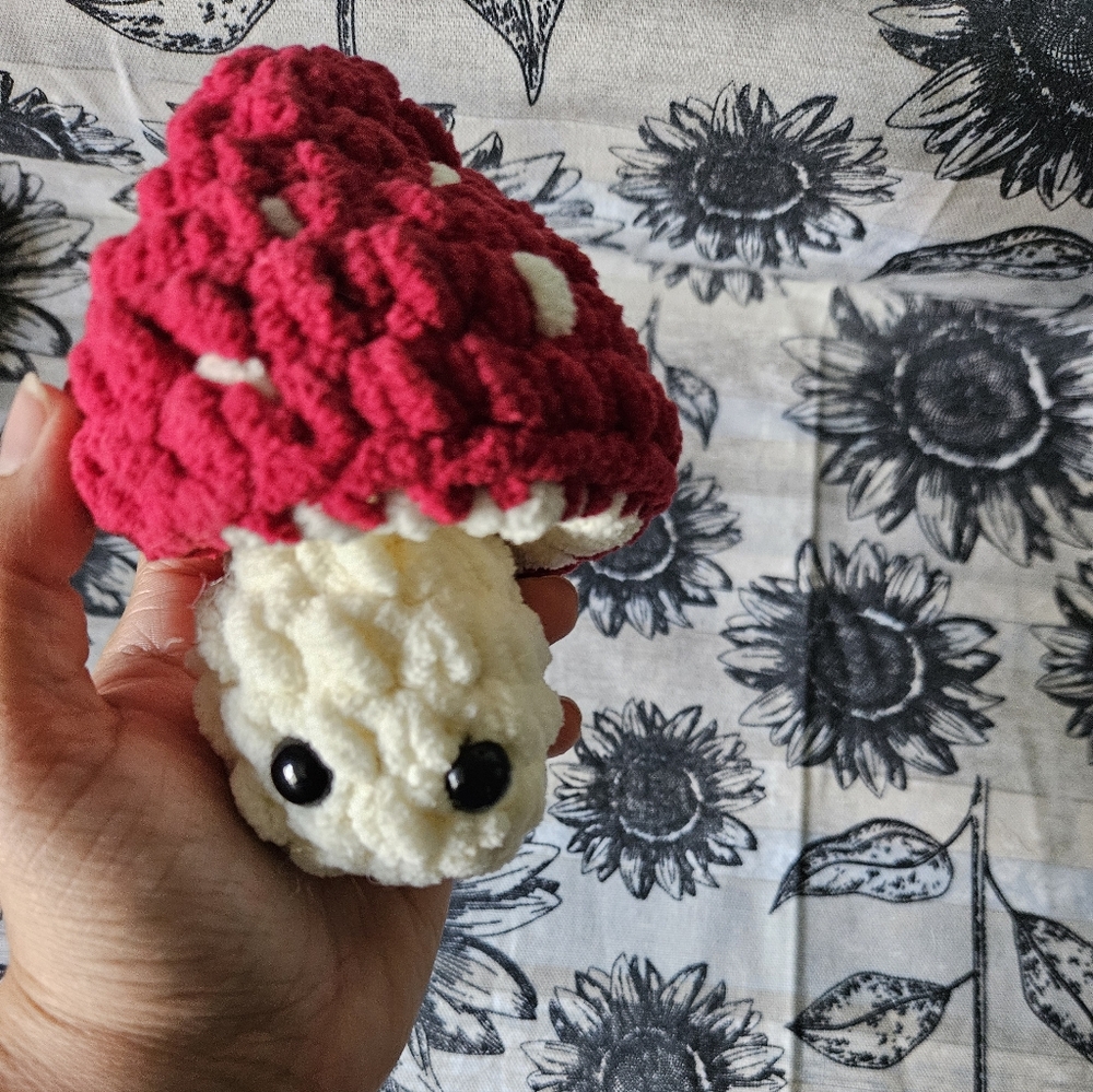 Red Crochet Pop It Plushie